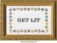 Get Lit- Basic Cross Stitch Kit